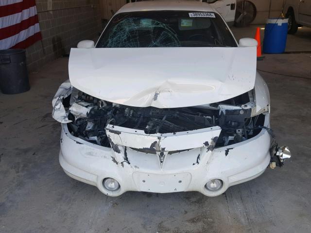 1G2HX52K034152310 - 2003 PONTIAC BONNEVILLE WHITE photo 9