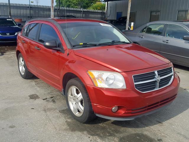 1B3HB48B07D505034 - 2007 DODGE CALIBER SX RED photo 1