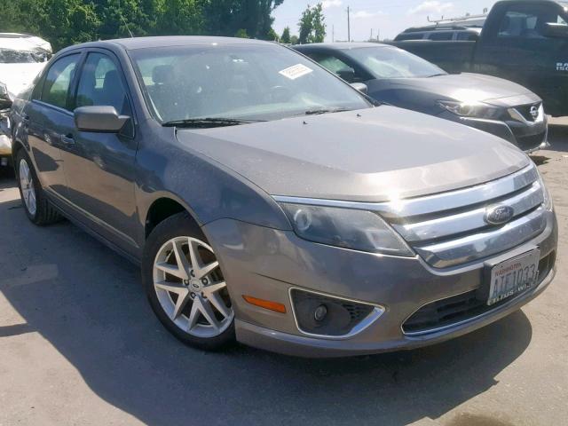 3FAHP0CG9CR367819 - 2012 FORD FUSION SEL GRAY photo 1