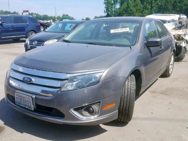 3FAHP0CG9CR367819 - 2012 FORD FUSION SEL GRAY photo 2