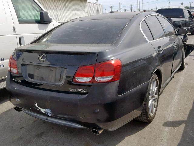 JTHBH96S265025958 - 2006 LEXUS GS GENERAT BLACK photo 4