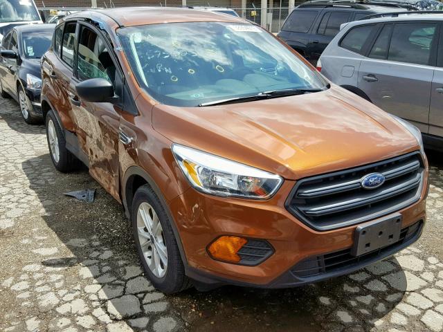 1FMCU0F73HUB75025 - 2017 FORD ESCAPE S BROWN photo 1