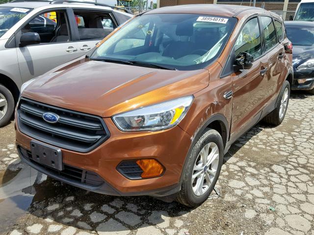 1FMCU0F73HUB75025 - 2017 FORD ESCAPE S BROWN photo 2