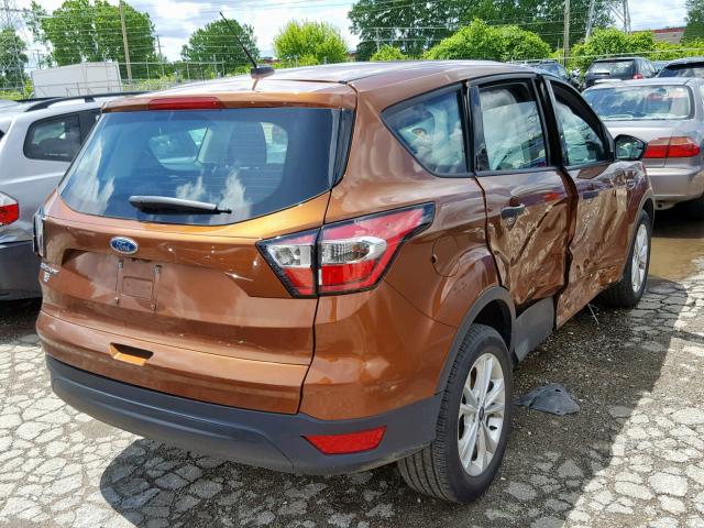 1FMCU0F73HUB75025 - 2017 FORD ESCAPE S BROWN photo 4