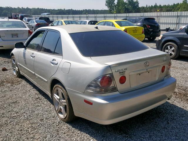 JTHBD192440084352 - 2004 LEXUS IS 300 SILVER photo 3