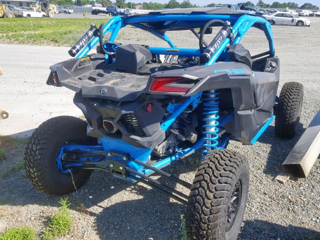 3JBVVAW29KK000048 - 2019 CAN-AM MAVERICK X BLUE photo 4