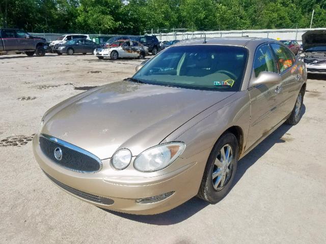 2G4WD562251282380 - 2005 BUICK LACROSSE C GOLD photo 2