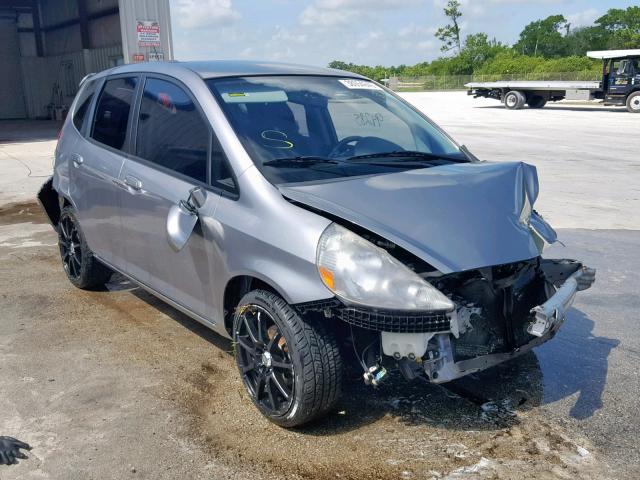 JHMGD38427S011171 - 2007 HONDA FIT GRAY photo 1