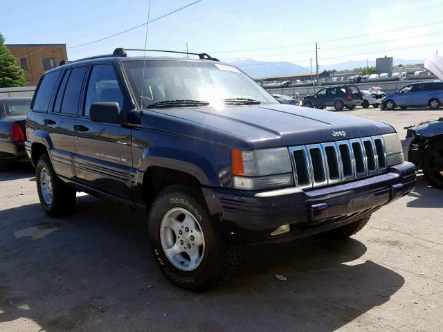 1J4GZ48S2WC167852 - 1998 JEEP GRAND CHER BLUE photo 1