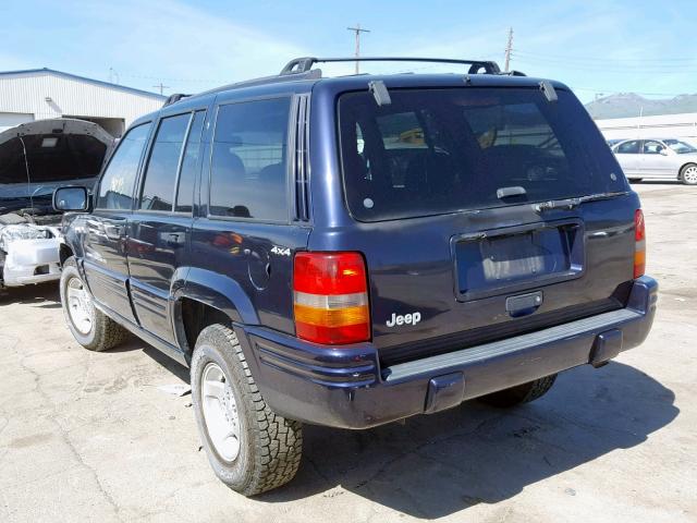 1J4GZ48S2WC167852 - 1998 JEEP GRAND CHER BLUE photo 3