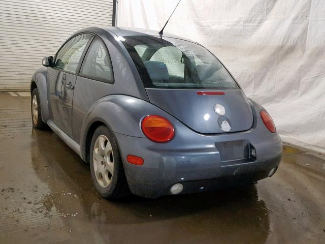3VWCK21C33M443950 - 2003 VOLKSWAGEN NEW BEETLE ნაცრისფერი ფოტო 3
