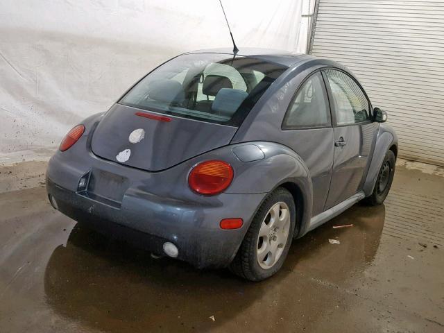 3VWCK21C33M443950 - 2003 VOLKSWAGEN NEW BEETLE ნაცრისფერი ფოტო 4