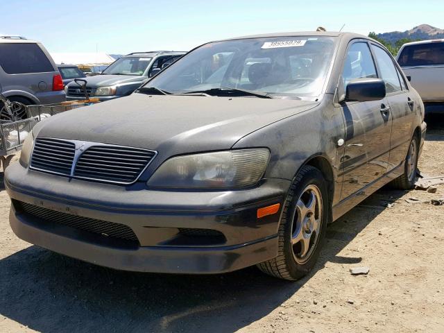 JA3AJ86E32U063770 - 2002 MITSUBISHI LANCER OZ CHARCOAL photo 2