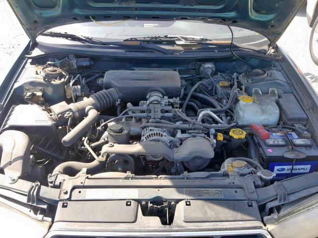 4S3BK4352W6303899 - 1998 SUBARU LEGACY L GREEN photo 7