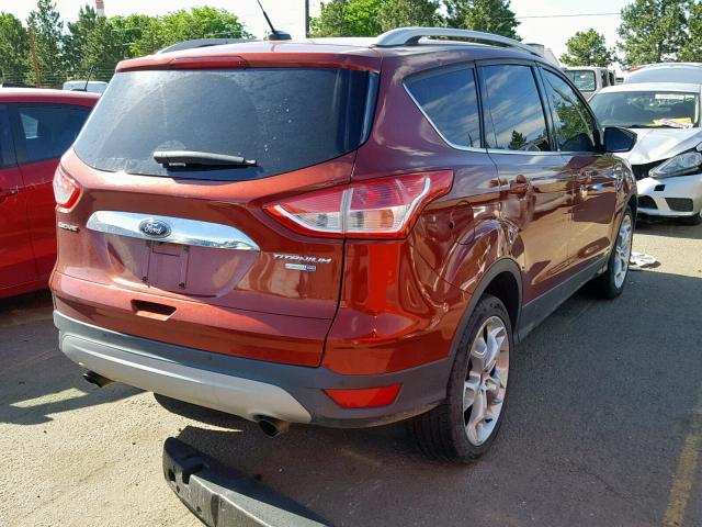 1FMCU9J91EUB30528 - 2014 FORD ESCAPE TIT ORANGE photo 4