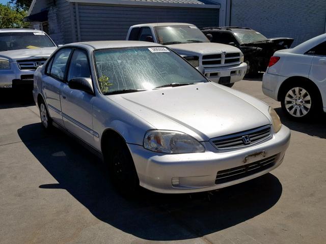 2HGEJ6611YH595066 - 2000 HONDA CIVIC BASE SILVER photo 1