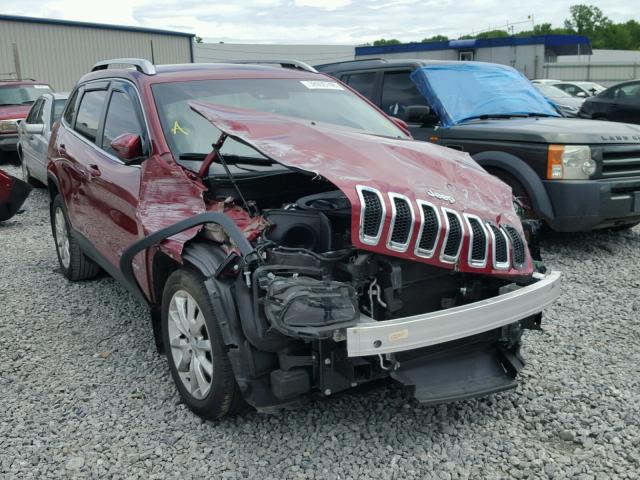 1C4PJLDS8GW294036 - 2016 JEEP CHEROKEE L RED photo 1