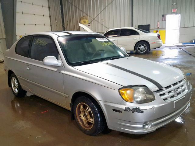 KMHCG35C05U326051 - 2005 HYUNDAI ACCENT GS SILVER photo 1