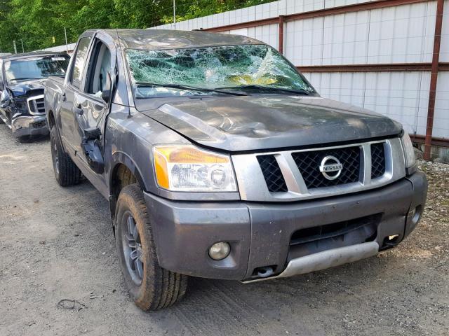 1N6BA0EC9EN504594 - 2014 NISSAN TITAN S GRAY photo 1