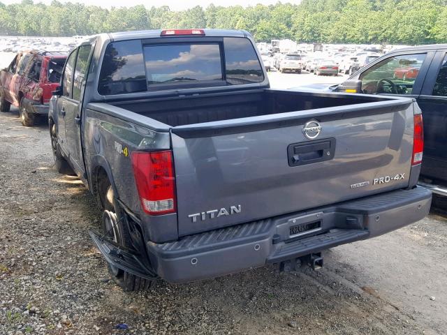 1N6BA0EC9EN504594 - 2014 NISSAN TITAN S GRAY photo 3