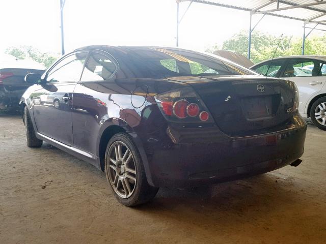 JTKDE167880238230 - 2008 TOYOTA SCION TC MAROON photo 3