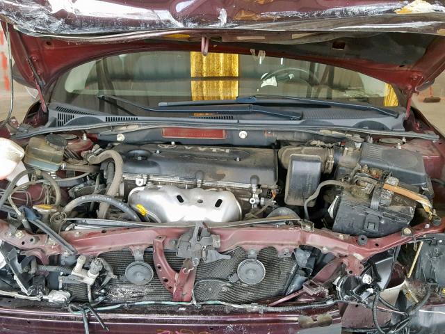 JTKDE167880238230 - 2008 TOYOTA SCION TC MAROON photo 7