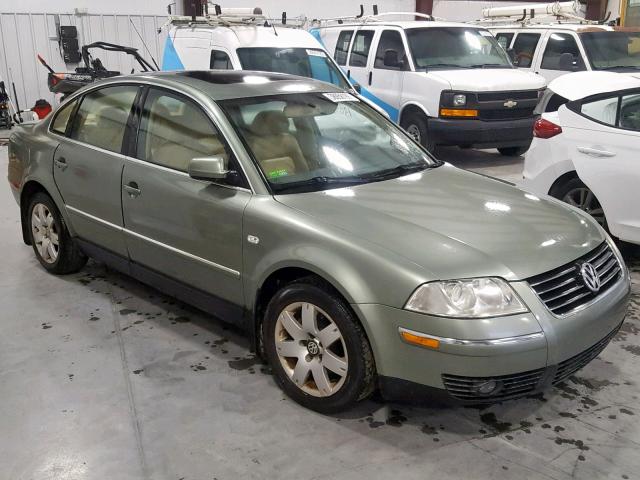 WVWRH63B23E304664 - 2003 VOLKSWAGEN PASSAT GLX GREEN photo 1