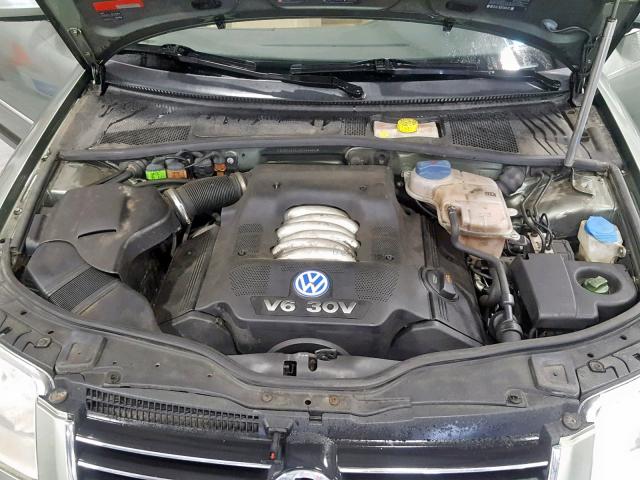 WVWRH63B23E304664 - 2003 VOLKSWAGEN PASSAT GLX GREEN photo 7