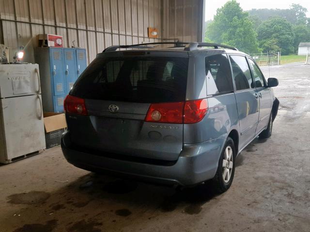 5TDKK4CC6AS302424 - 2010 TOYOTA SIENNA CE BLUE photo 4