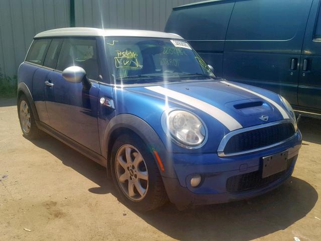 WMWMM33518TP88342 - 2008 MINI COOPER S C BLUE photo 1