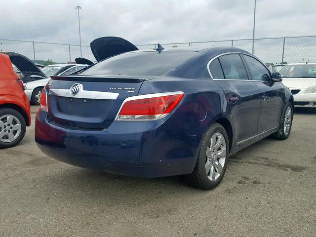 1G4GC5ED4BF260444 - 2011 BUICK LACROSSE C BLUE photo 4