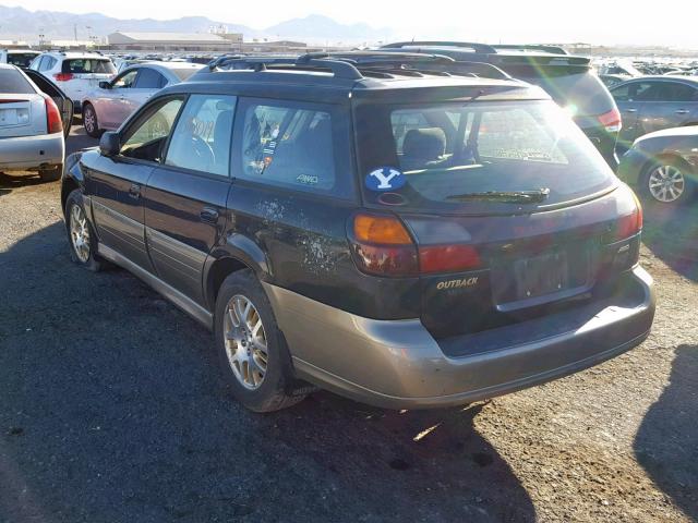 4S3BH895637649778 - 2003 SUBARU LEGACY OUT BLACK photo 3