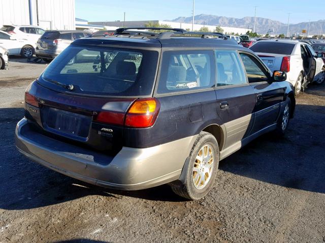 4S3BH895637649778 - 2003 SUBARU LEGACY OUT BLACK photo 4