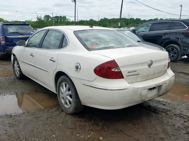 2G4WD582561235259 - 2006 BUICK LACROSSE C WHITE photo 3