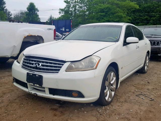 JNKAY01F27M458074 - 2007 INFINITI M35 BASE WHITE photo 2