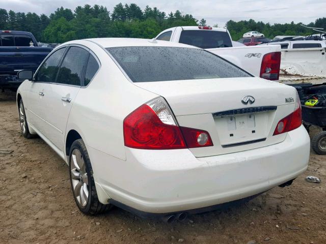 JNKAY01F27M458074 - 2007 INFINITI M35 BASE WHITE photo 3