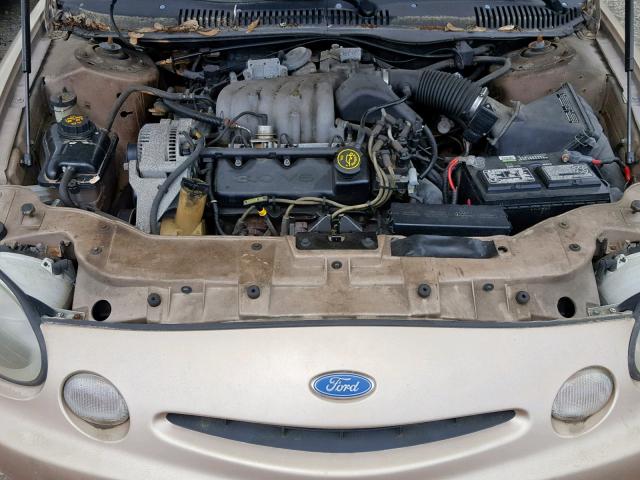 1FALP52U6TG102121 - 1996 FORD TAURUS GL TAN photo 7