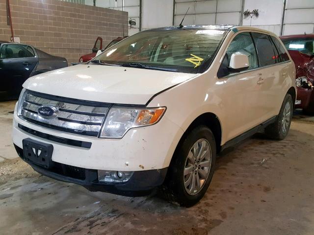 2FMDK39CX8BB15026 - 2008 FORD EDGE LIMIT WHITE photo 2