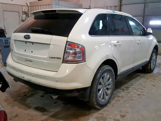 2FMDK39CX8BB15026 - 2008 FORD EDGE LIMIT WHITE photo 4