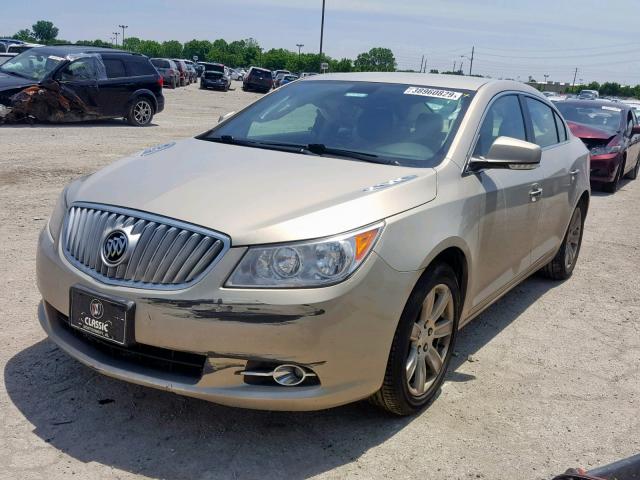 1G4GC5EG2AF220257 - 2010 BUICK LACROSSE C TAN photo 2