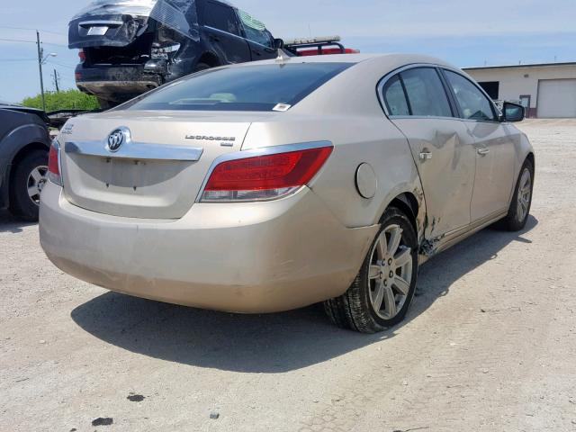 1G4GC5EG2AF220257 - 2010 BUICK LACROSSE C TAN photo 4