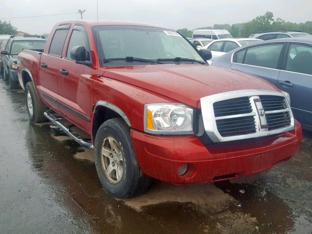 1D7HW48K56S510488 - 2006 DODGE DAKOTA QUA RED photo 1