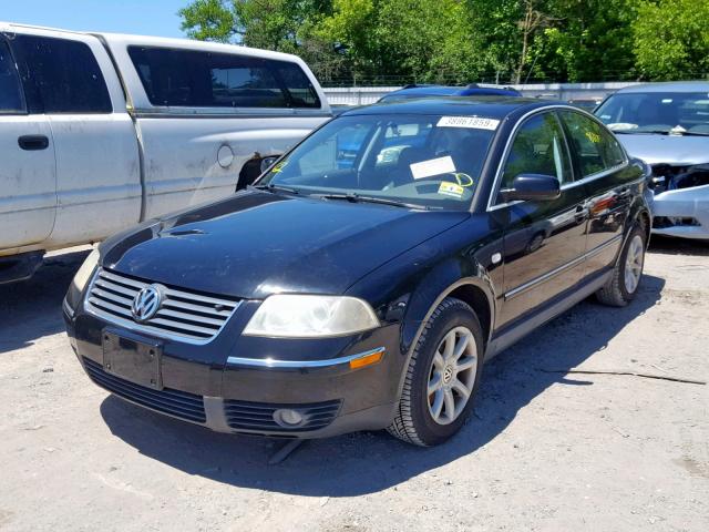 WVWPD63B94E164214 - 2004 VOLKSWAGEN PASSAT GLS BLACK photo 2