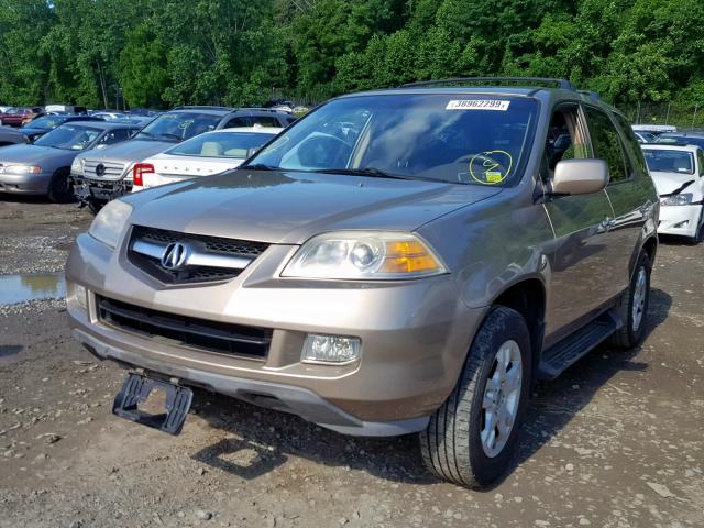 2HNYD18644H549220 - 2004 ACURA MDX TOURIN GOLD photo 2