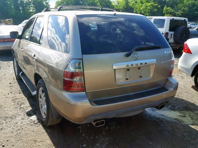 2HNYD18644H549220 - 2004 ACURA MDX TOURIN GOLD photo 3