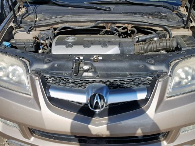 2HNYD18644H549220 - 2004 ACURA MDX TOURIN GOLD photo 7