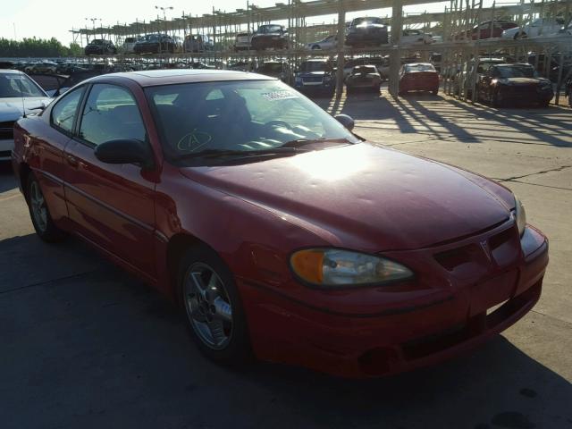 1G2NW12E34M649975 - 2004 PONTIAC GRAND AM G RED photo 1