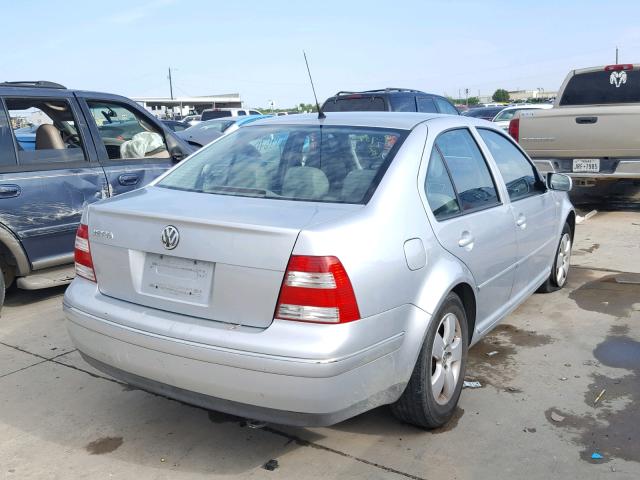 3VWSK69M64M029921 - 2004 VOLKSWAGEN JETTA GLS SILVER photo 4