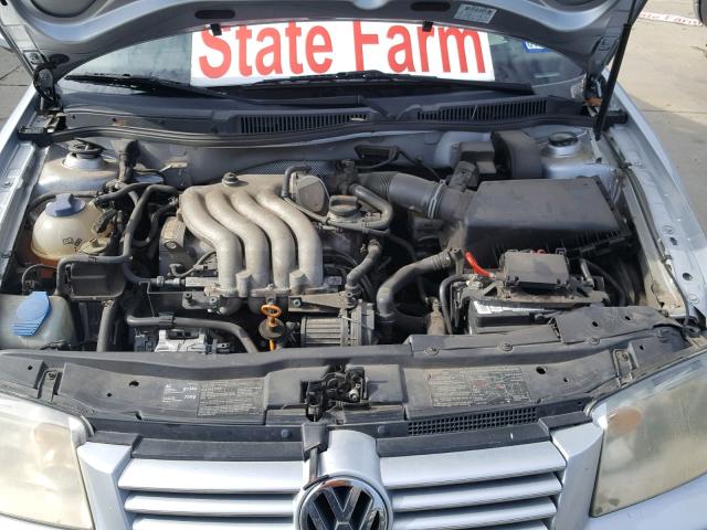 3VWSK69M64M029921 - 2004 VOLKSWAGEN JETTA GLS SILVER photo 7