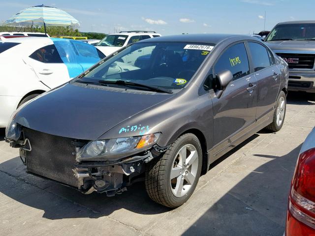 19XFA1F67BE029742 - 2011 HONDA CIVIC LX-S Մոխրագույն լուսանկար 2